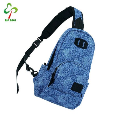 Fashion water repellent sling bag for teenagers & girls, pig nose digital printing crossbody bag