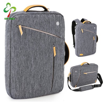 Stylish backpack laptop bags fit for 17 17.3 inch netbook, waterproof canvas briefcase laptop shoulder bag unisex