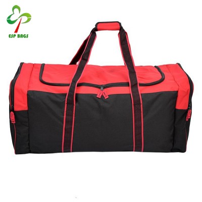 Custom 600D Heavy Duty Waterproof Ice Hockey Sport Bag, Pro Field Hockey Equipment Fabric Duffle Bags