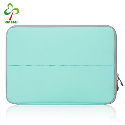 Candy color fully open thin avon neoprene laptop case, teal 13 inch minimalist design laptop cover