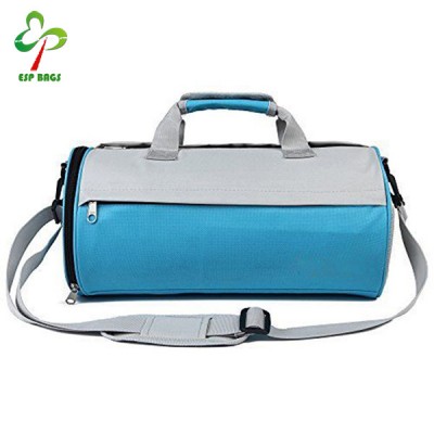 Wholesale custom unisex travel durable duffle sports gym bag with shoe compartment, shoes bag with logo