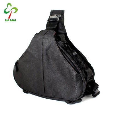 Waterproof nylon full protection triangle messenger bag, digital dslr sling camera bag